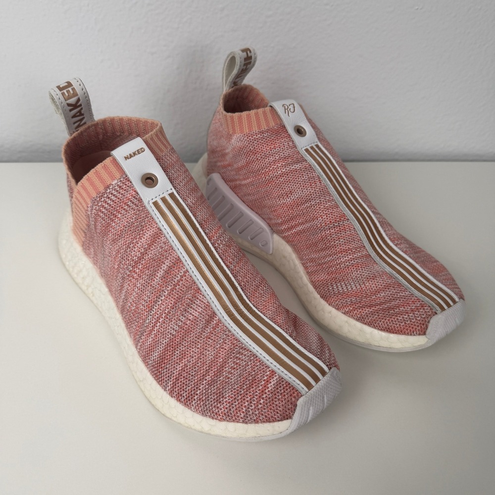 Adidas Kith Naked NMD CS2 Primeknit Pink Boost Mens 5.5 Womens 6.5 BY2596